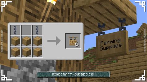 minecraft hanging signs recipe|craft hanging sign minecraft.